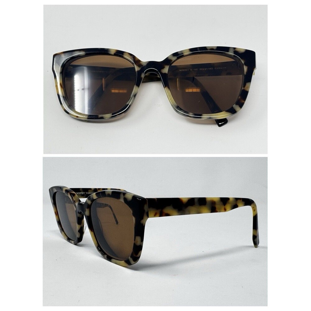 Warby Parker Aubrey Sunglass / Eyeglass Frames Crystal Tortoise 55-21-142
